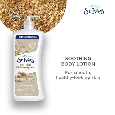 St Ives Naturally Soothing Oatmeal And Shea Butter Body Lotion 621 Ml