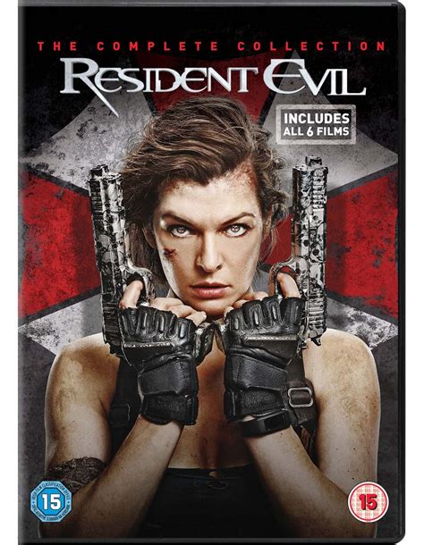 Resident Evil The Complete Collection Dvd 2017 Movies