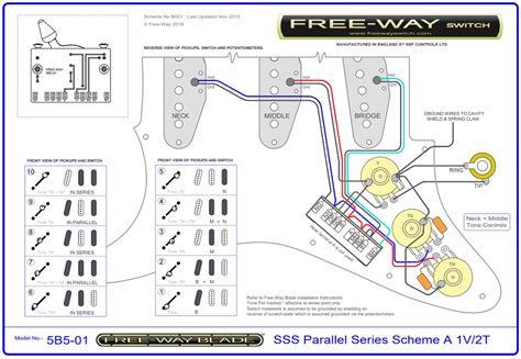 Free Way 10 Way Blade Switch 5b5 01 — Six String Supplies