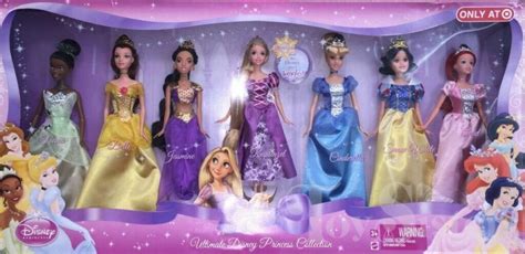 disney doll ultimate disney princess collection jasmine belle tiana rapunzel cinderella