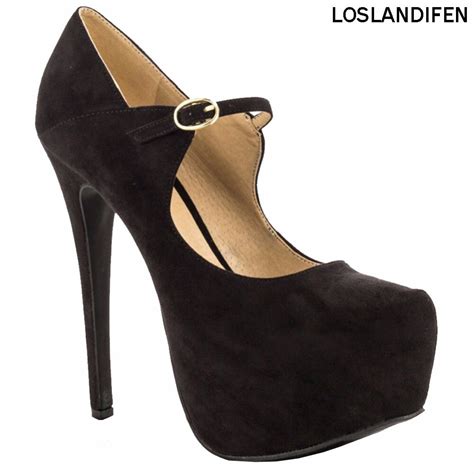 Buy Womens Fashion 15cm High Heel Mary Jane Shoes