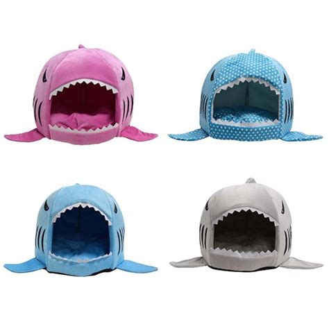 Soft Dog House For Large Dogs Warm Shark Dog House Tent High Quality