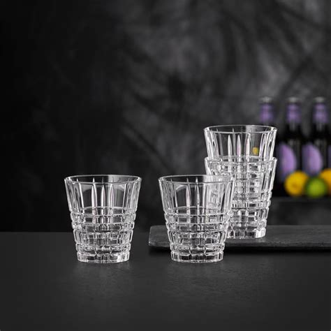 Square Drinking Glass 26 Cl 4 Pack From Nachtmann