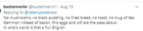 Full English Breakfast Served With Peas Sends Twitter Into Meltdown