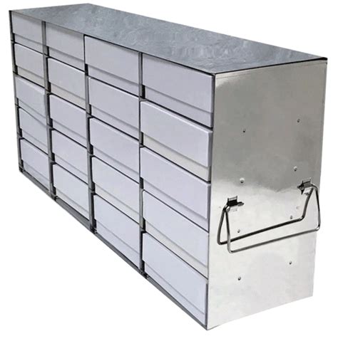 Stainless Steel Freezer Rack For Twenty 2 Inch Boxes Lab Supplies