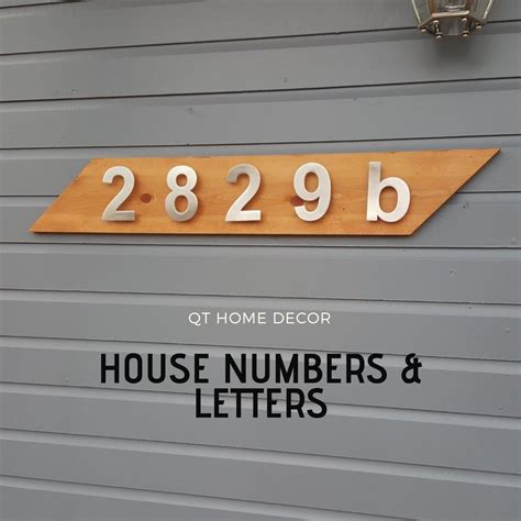 37 Contemporary House Numbers And Letters Washington Dc Hagerstown Md
