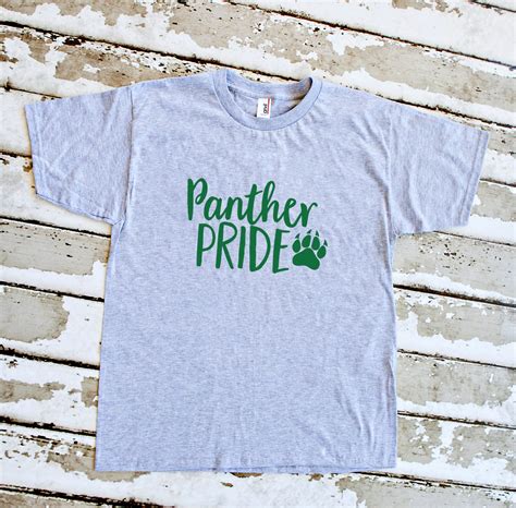 Youth Panther Pride Shirt School Spirit Panthers Heather