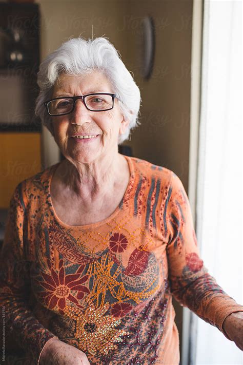 Portrait Of Senior Woman Del Colaborador De Stocksy Michela Ravasio