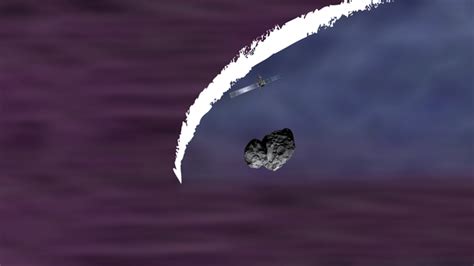 Esa Science Technology Rosetta Spies Comet Bow Shock Taking Shape