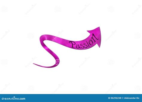 Sex Concept Arrow With Passion Written On It Showing The Way Is Stock