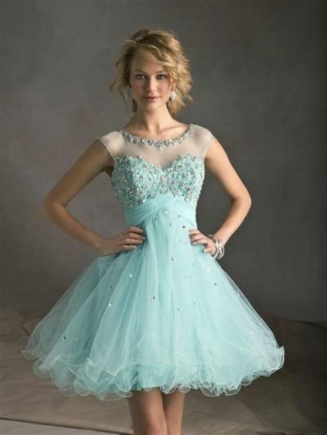 Short Tulle Beaded Cap Sleeves Evening Dress Juniors Formal Party Prom