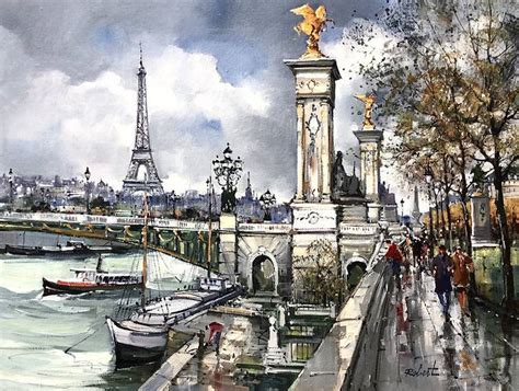 Paris La Tour Eiffel Painting By Robert Ricart Saatchi Art