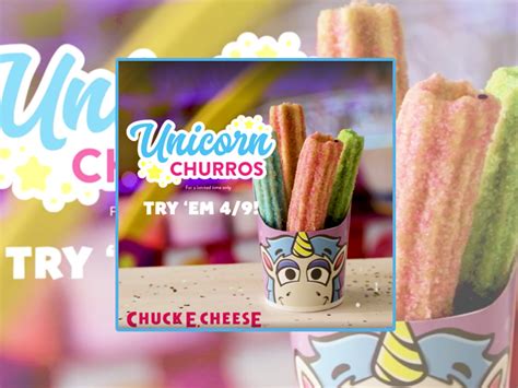 Unicorn Churros Coming To Chuck E Cheeses On April 9 2019 Chew Boom