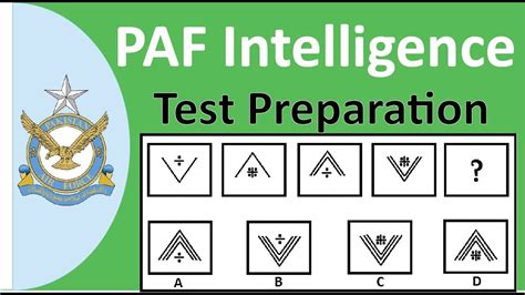 Paf Intelligence Test Complete Solving Method And Some Tips Paf Non