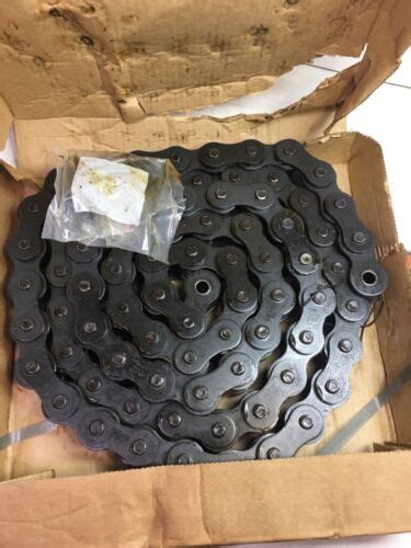 Rexnord Corp Rc 120 Fr Riveted Link Belt Roller Chain 10ft 80 Pitches W