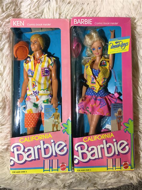1987 California Barbie Doll And 1987 California Ken Doll Etsy Barbie Doll Set Barbie Dolls