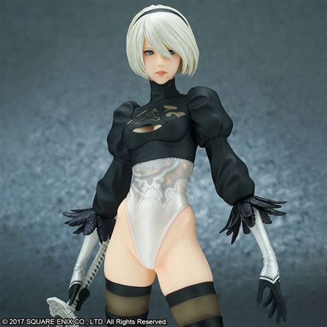 Statuette Nier Automata 2b Yorha No 2 Type B Deluxe Version 28cm Figurines Sexyautres Sexy