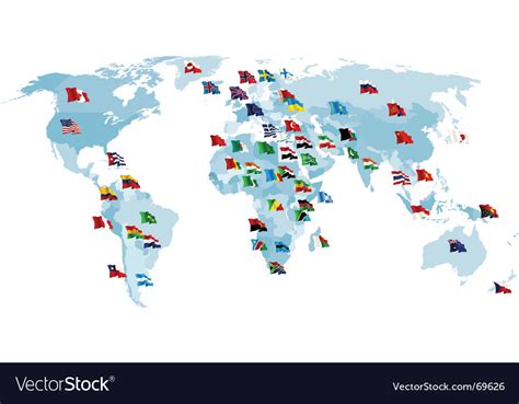 Global World Flags Maps