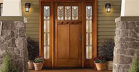 Durable Fiberglass Entry Doors With Sidelight Windows Arizona
