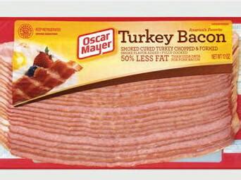 How many calories for baked bacon in the oven? Oscar Mayer Turkey Bacon Nutrition Label - Label Ideas