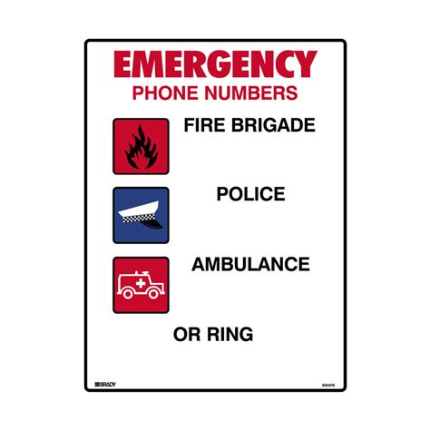 emergency phone number poster industry visuals emergency phone numbers poster makaila oneal