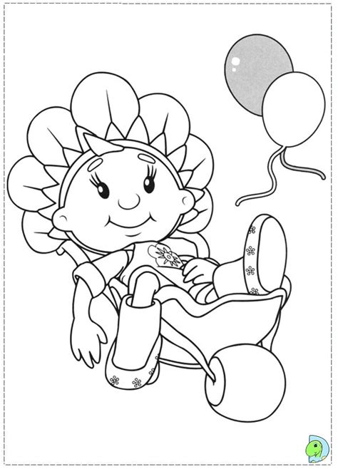 Fifi and the Flowertots coloring page - DinoKids.org
