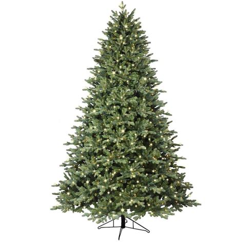 Ge 75 Ft Aspen Fir Pre Lit Traditional Artificial Christmas Tree With