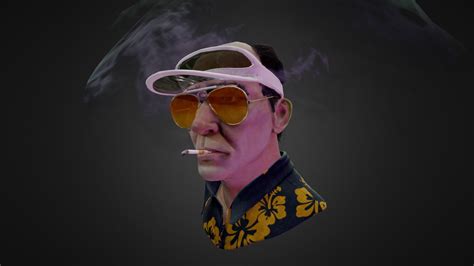Hunter S Thompson Download Free D Model By Third Construct Brand Onart C Sketchfab