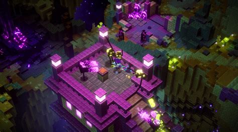 Minecraft Dungeons Echoing Void Dlc Takes You To The End Rock Paper