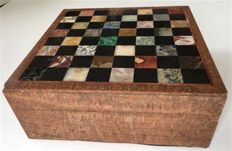 A Rare Specimen Marble And Marble Box