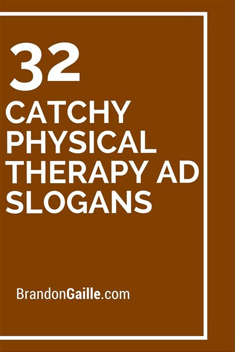 When the patient is consistent with physical. List of 101 Catchy Physical Therapy Ad Slogans | Physical therapy, Physical therapy quotes ...