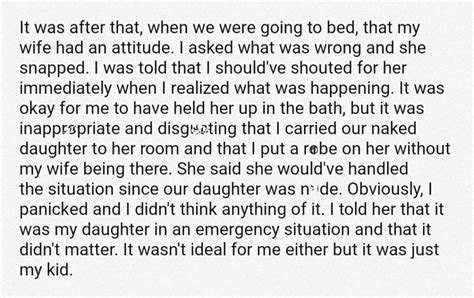 Aita For Pulling My Daughter Out Of The Bathtub Without Getting My Wife
