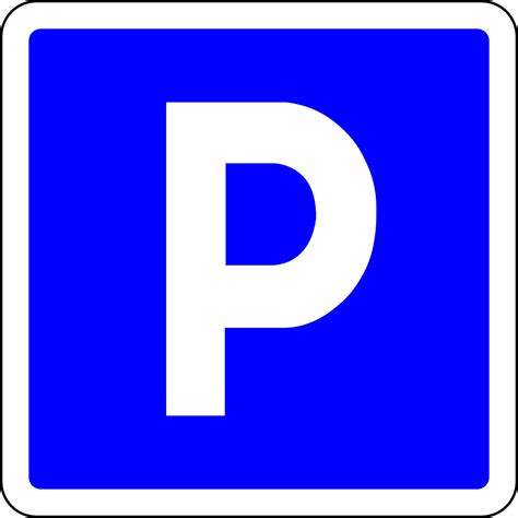 Parking Placeparkingbluesignroad Sign Free Image From