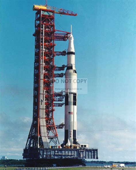 Rollout Of The Apollo 11 Saturn V Rocket 8x10 Nasa Photo