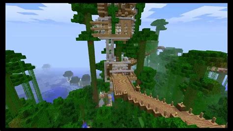 Awesome Minecraft Treehouse Youtube