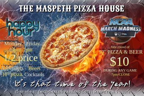 March Madness Specials At The Maspeth Pizza House News Events Food