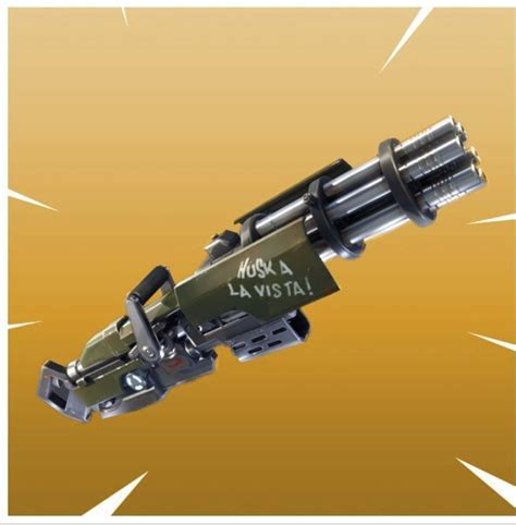 Fortnite Should Add Back The Minigun Which Takes Up 2 Slots Its The