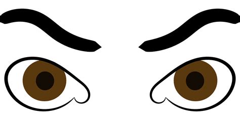 Angry Eyebrows Png Logo Image For Free Free Logo Image