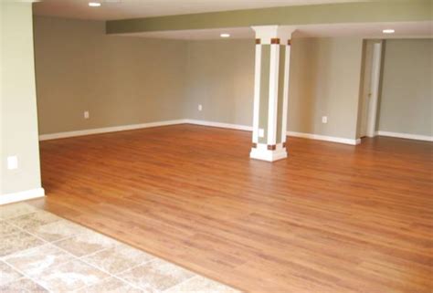Best Laminate Wood Floor Basement Good Laying Cute Homes