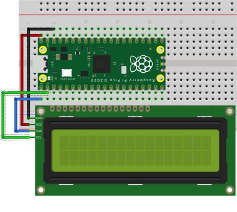 Raspberry Pi Pico Learning Kit Lesson 4 Show Temperature To I2c Lcd