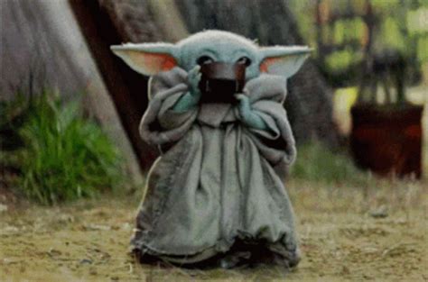 Due to this, we've collected the funniest memes and these will give you a good chuckle. Baby Yoda Drink GIF - BabyYoda Drink Cute - Discover ...