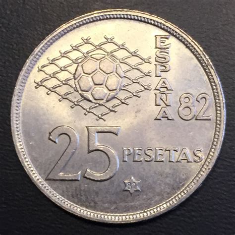 Esp027 Moneda España 25 Pesetas 1982 Unc Ayff 55 00 en Mercado Libre