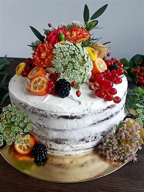 Tort Jesienny W Stylu Naked Cake Szkolenie Co Na Deser