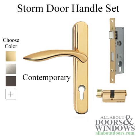 Andersen Contemporary Storm Door Hardware Kwikset Key