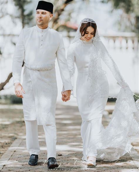 Baju Nikah Putih Trend 2020 Foto Perkawinan Pengantin Gaun Pesta Pengantin