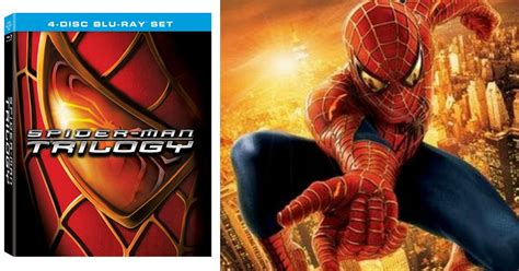 Amazon Spider Man Trilogy 4 Disc Blu Ray Set Only 1373 Regularly
