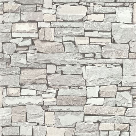 Tallulah Grey Stone Wallpaper Wallpaper And Borders The Mural Store