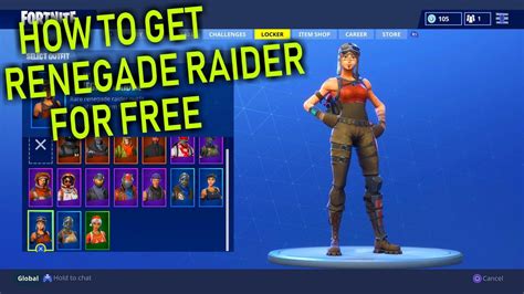 We will continue to update this section with the latest info and if fortnite decides to return this skin. FORTNITE HOW TO GET THE RENEGADE RAIDER FREE 2018 TUTORIAL ...