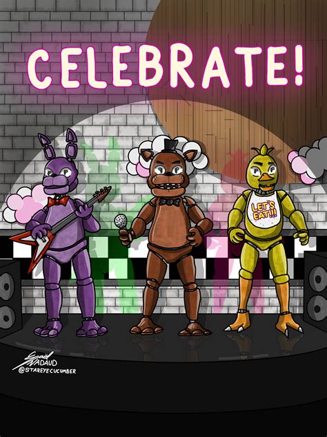 Artstation Fnaf Celebrate Poster Fan Art 53 Off