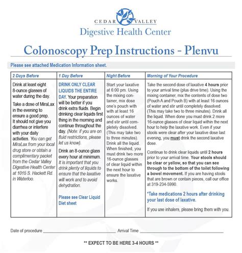 How To Prepare For Your Colonoscopy Cedar Valley Gastroenterology